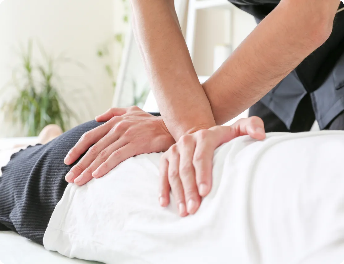 施術の様子の写真